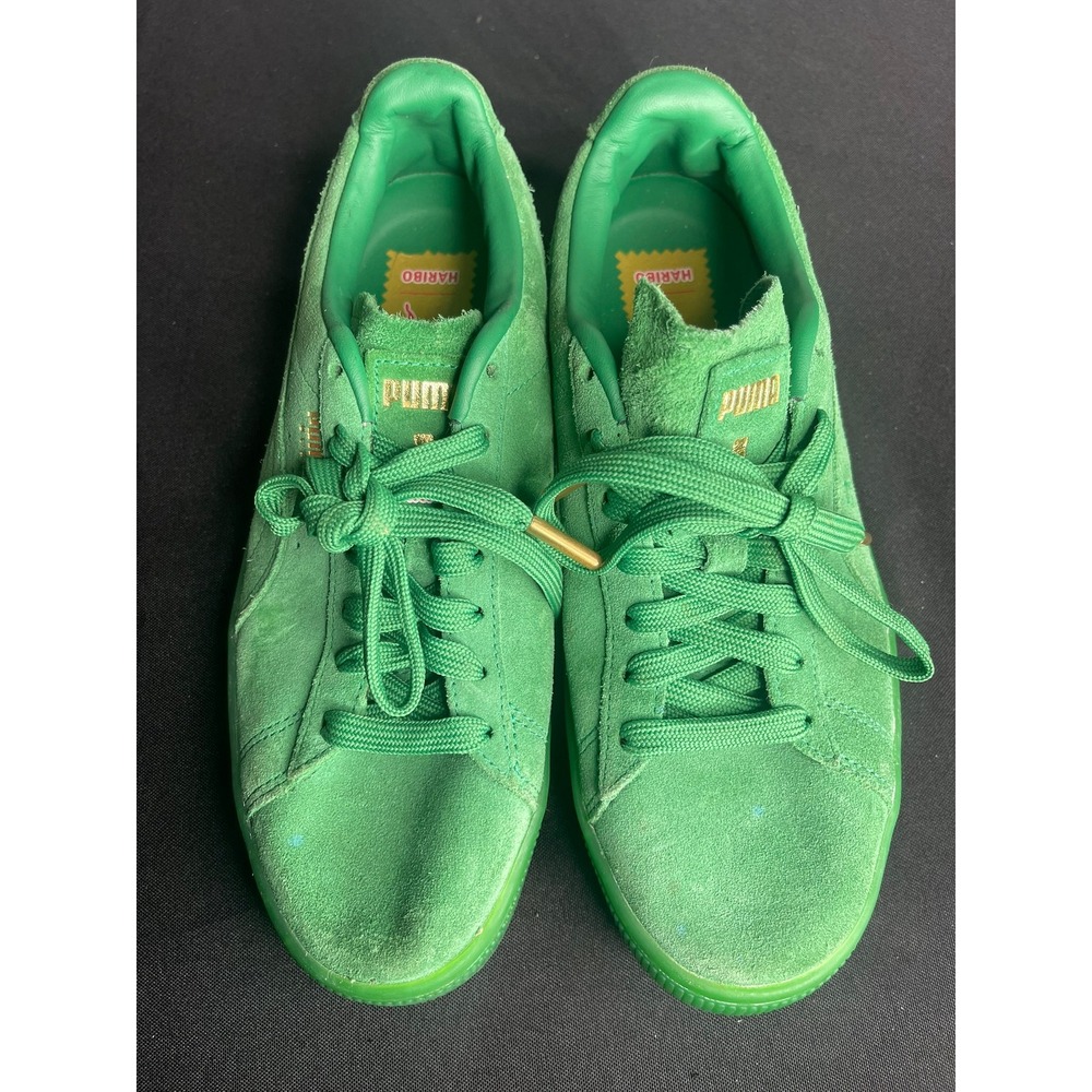 Puma Suede Triplex Haribo Green Gummy Bear Sneakers‎ 382853-01 Womens 6C EU 38